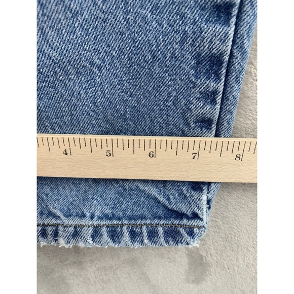 Carhartt Jeans Men 34x30 Blue Relaxed Workwear Distressed Fade Holes B17 - Picture 11 of 12